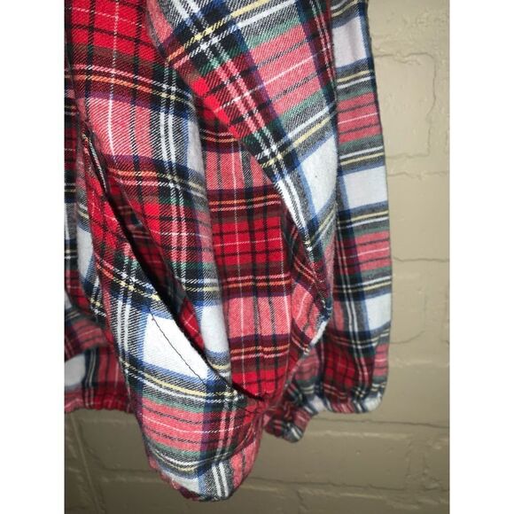 Vintage 90’s Oversized Hooded Flannel Large - Picture 7 of 10